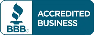 BBB- accredited business logo