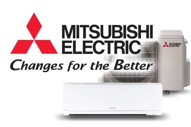 Mitsubishi electric changes for the better logo